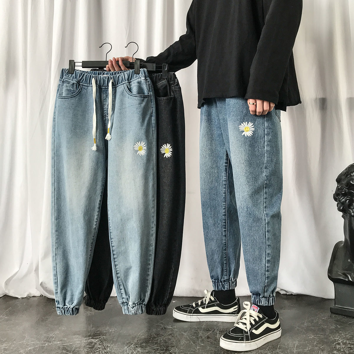 2021 New Summer Men's Three-color Leggings Casual Pants Stretch Slim Fit Cargo Pocket Wahs Jeans Biker Denim Floral Print Trousers 7ycd, Black
2021 New Summer Men's Three-color Leggings Casual Pants Stretch Slim Fit Cargo Pocket Wahs Jeans Biker Denim Floral Print Trousers 7ycd, Black