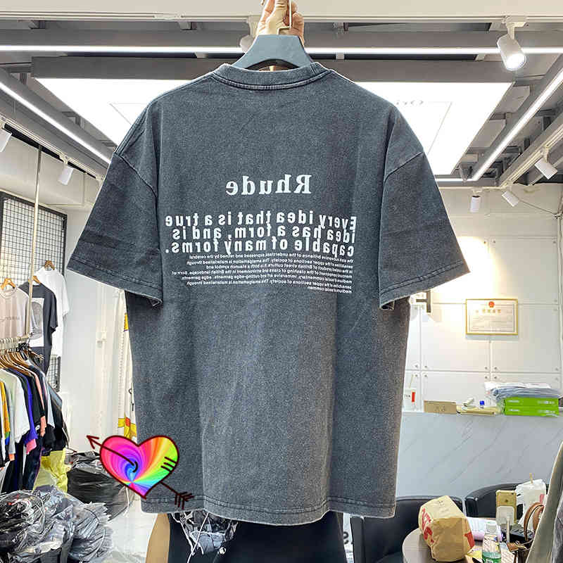 2021 T-shirt Men Women High Quality Graphic Print Vintage Rhude Tee Oversize Make Old Washed Tops Short Sleeve
2021 T-shirt Men Women High Quality Graphic Print Vintage Rhude Tee Oversize Make Old Washed Tops Short Sleeve