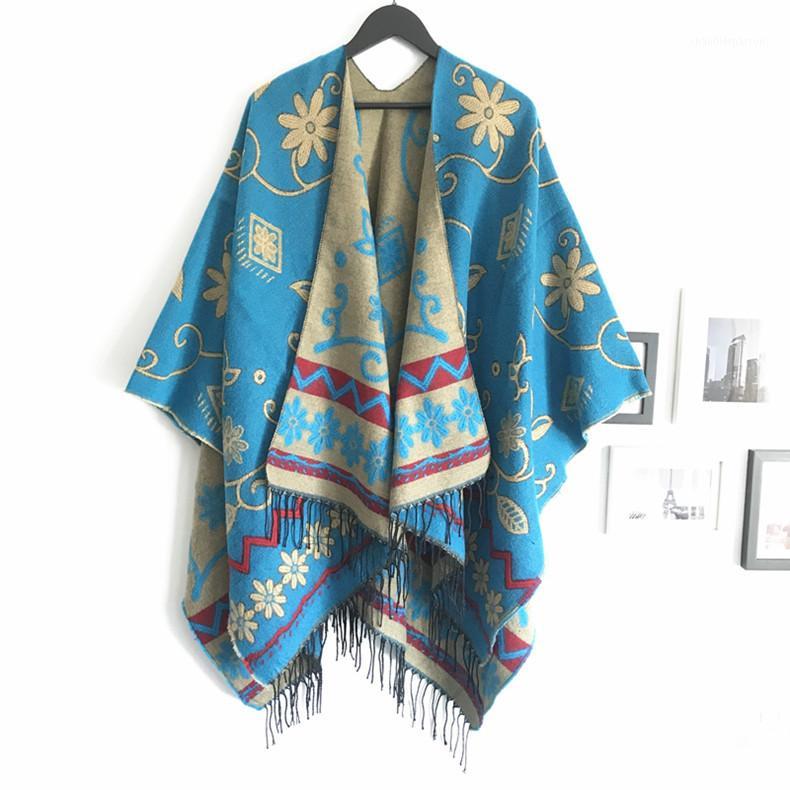 Scarves Women Winter Knitted Cashmere Capes Shawl Cardigans Causal Loose Sweater Coat Half Sleeve Ponchos Female Mujer
Scarves Women Winter Knitted Cashmere Capes Shawl Cardigans Causal Loose Sweater Coat Half Sleeve Ponchos Female Mujer