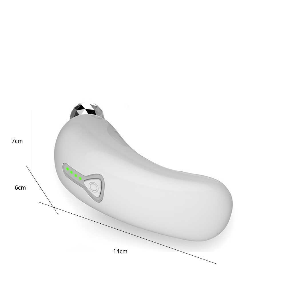 3D Electric Microcurrent Face Slimming Massage Roller Gouache Scraper for EMS Skin Care 210806