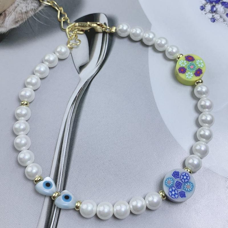 Charm Bracelets 2021 Soft Clay Beads Evil Eye Bracelet Women Diy Handmade Friendship Gift Jewelry
Charm Bracelets 2021 Soft Clay Beads Evil Eye Bracelet Women Diy Handmade Friendship Gift Jewelry