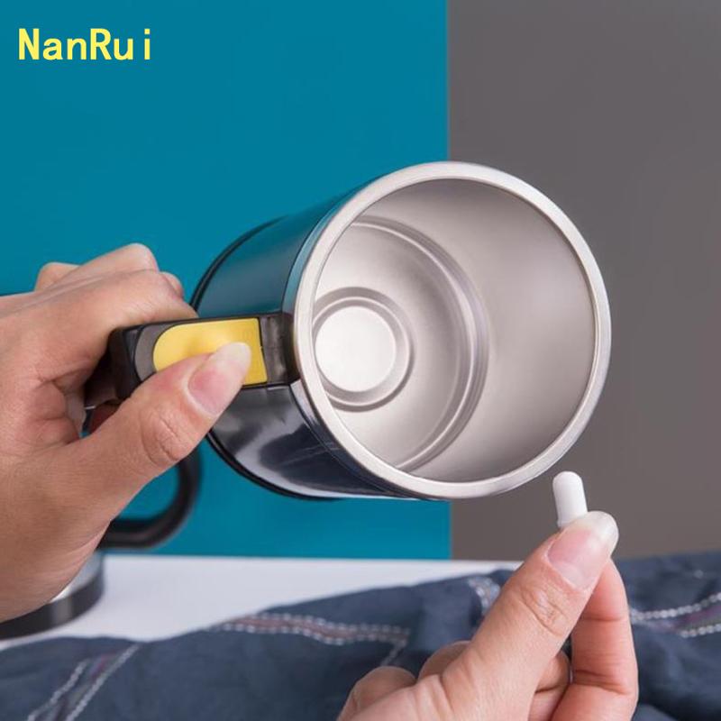 Mugs Olive/Oval/Cylindrical 3Style Magnetic Stir Bar Automatic Self Stirring Mug Cup Rod Non-Corroding