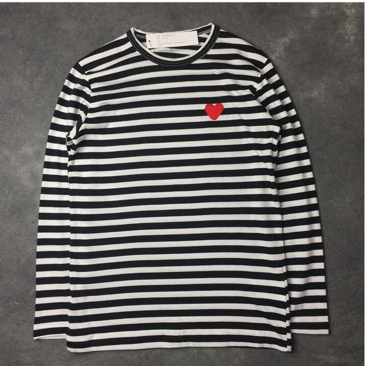 Mens T Shirts Japanese Fashion Love Embroidery Long Sleeve High Street Stripe Long-sleeved Loose Women T Shirts Casual Clothes, White;black
Mens T Shirts Japanese Fashion Love Embroidery Long Sleeve High Street Stripe Long-sleeved Loose Women T Shirts Casual Clothes, White;black
