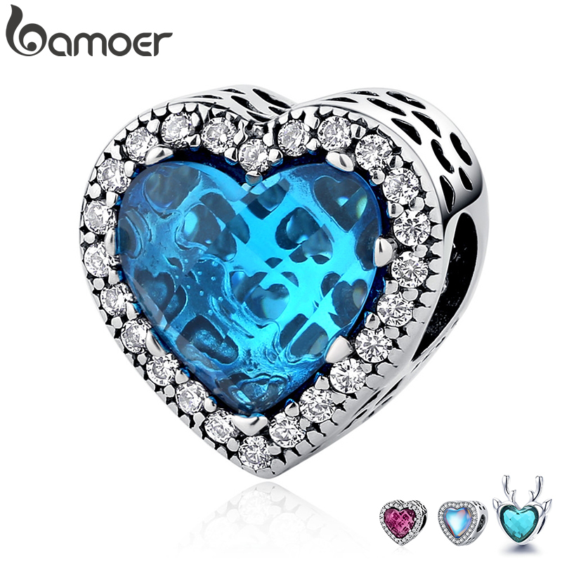 BAMOER 925 Sterling Silver Jewelry Radiant Hearts Beads Charms Fit Bracelets Women 4 Color Stone Mother's Day Gift PSC054 Q0531
BAMOER 925 Sterling Silver Jewelry Radiant Hearts Beads Charms Fit Bracelets Women 4 Color Stone Mother's Day Gift PSC054 Q0531