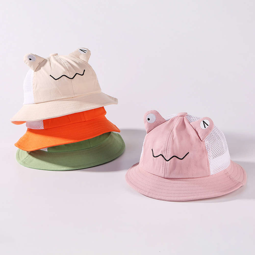 Cute frog children's net hat spring and summer season tide cartoon sun leisure basin, Yellow
Cute frog children's net hat spring and summer season tide cartoon sun leisure basin, Yellow