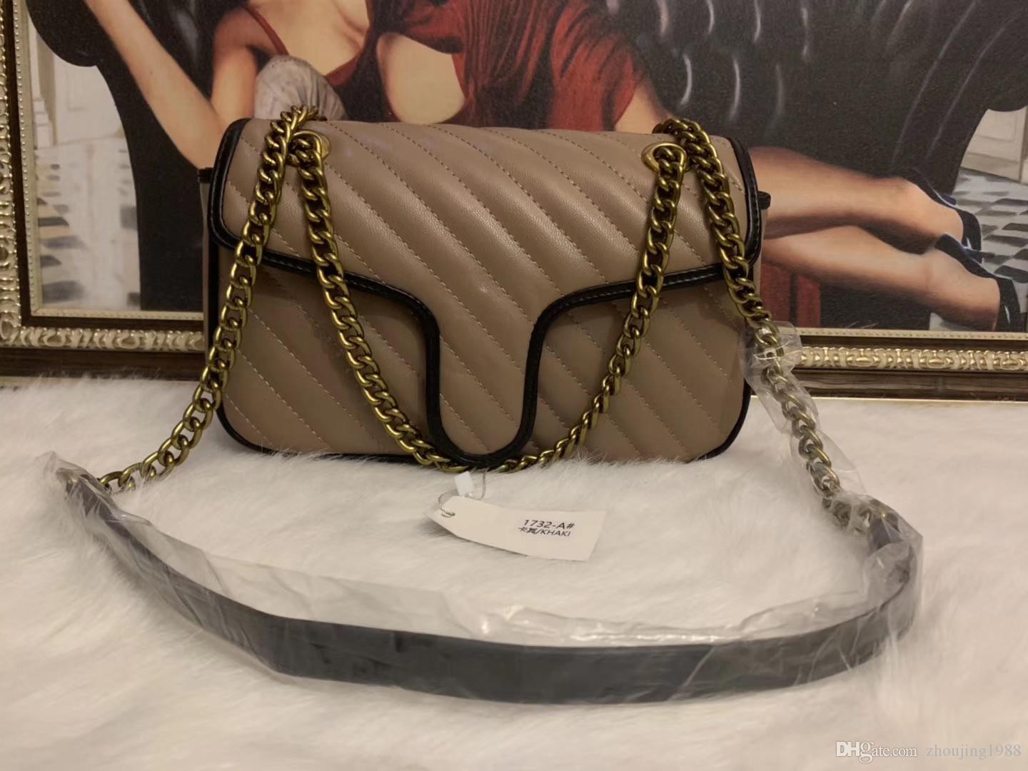 Top Quality Messenger Bags Women Leather Marmont Handbags Luxury Designer Handbag Purse Womens Chain Shoulder Bags Fashion Crossbody Bag Wallet Tote 5 Color, Customize
Top Quality Messenger Bags Women Leather Marmont Handbags Luxury Designer Handbag Purse Womens Chain Shoulder Bags Fashion Crossbody Bag Wallet Tote 5 Color, Customize