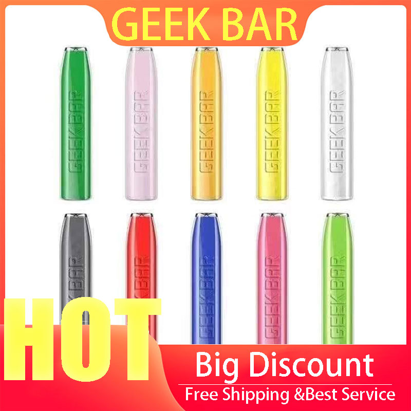 Geek bar Disposable E Cigarette Pod Device Kit 575Puffs Prefilled Cartridge Vape Pen
Geek bar Disposable E Cigarette Pod Device Kit 575Puffs Prefilled Cartridge Vape Pen