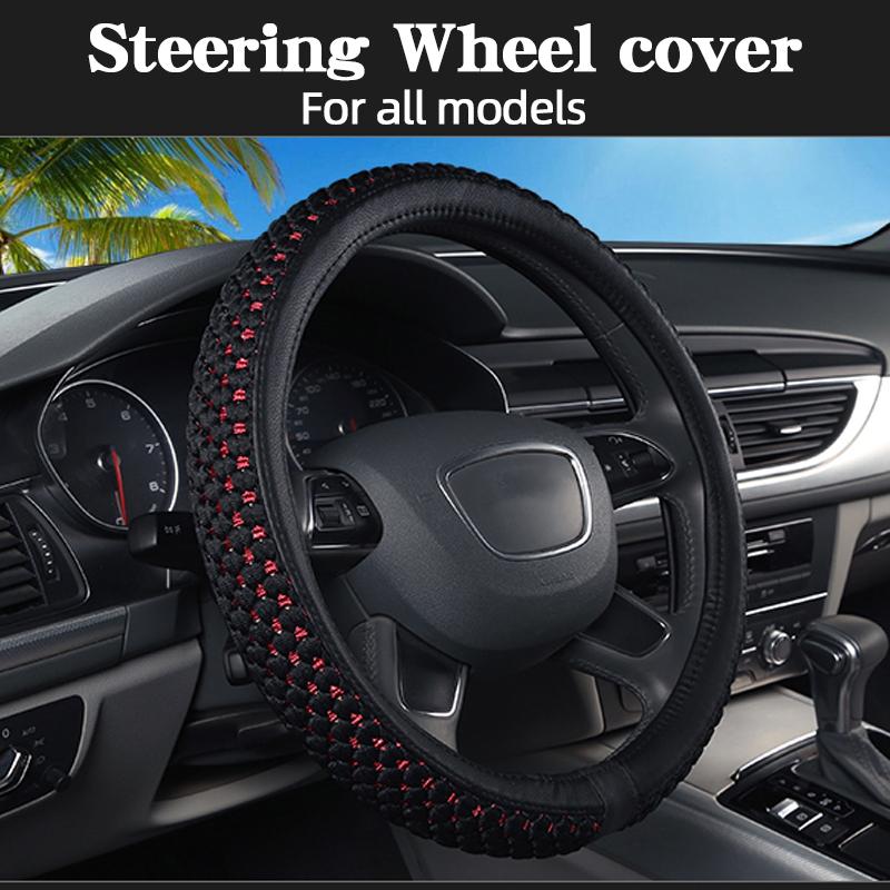 Steering Wheel Covers For All Cars Car Cover Four Seasons Ice Silk Summer Anti-skid Sweat-absorbent Supplies
Steering Wheel Covers For All Cars Car Cover Four Seasons Ice Silk Summer Anti-skid Sweat-absorbent Supplies