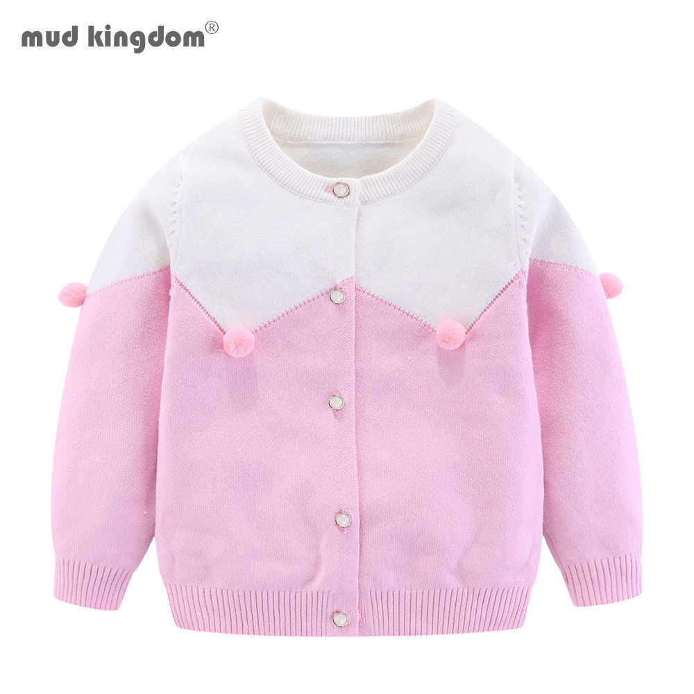 Mudkingdom Baby Girl Cardigan Sweater Autumn Spliced Cute Pompon Kids Knit Outwear 210615, Rose red
Mudkingdom Baby Girl Cardigan Sweater Autumn Spliced Cute Pompon Kids Knit Outwear 210615, Rose red