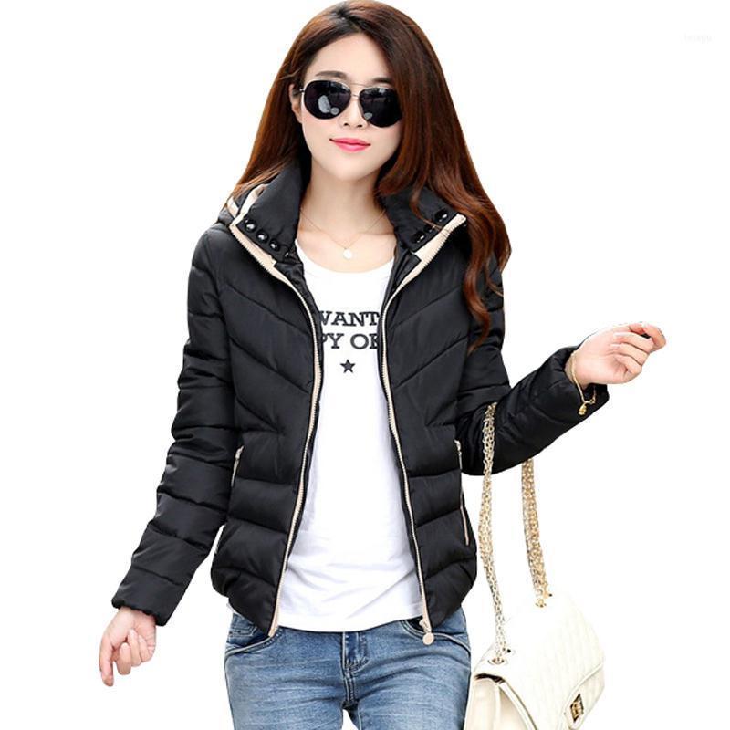 Basic Jacket Women Autumn Winter Short Coats Solid Hooded Down Cotton Padded Slim Warm Pockets Female Coats1, Black;brown
Basic Jacket Women Autumn Winter Short Coats Solid Hooded Down Cotton Padded Slim Warm Pockets Female Coats1, Black;brown