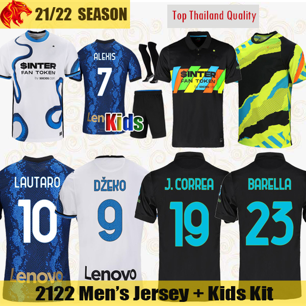 21 22 INTER soccer jersey DZEKO MILAN J. CORREA 2021 2022 CALHANOGLU VIDAL BARELLA LAUTARO ERIKSEN ALEXIS football shirt uniforms DARMIAN mens Jerseys kids kit, Kids 2122 third
21 22 INTER soccer jersey DZEKO MILAN J. CORREA 2021 2022 CALHANOGLU VIDAL BARELLA LAUTARO ERIKSEN ALEXIS football shirt uniforms DARMIAN mens Jerseys kids kit, Kids 2122 third