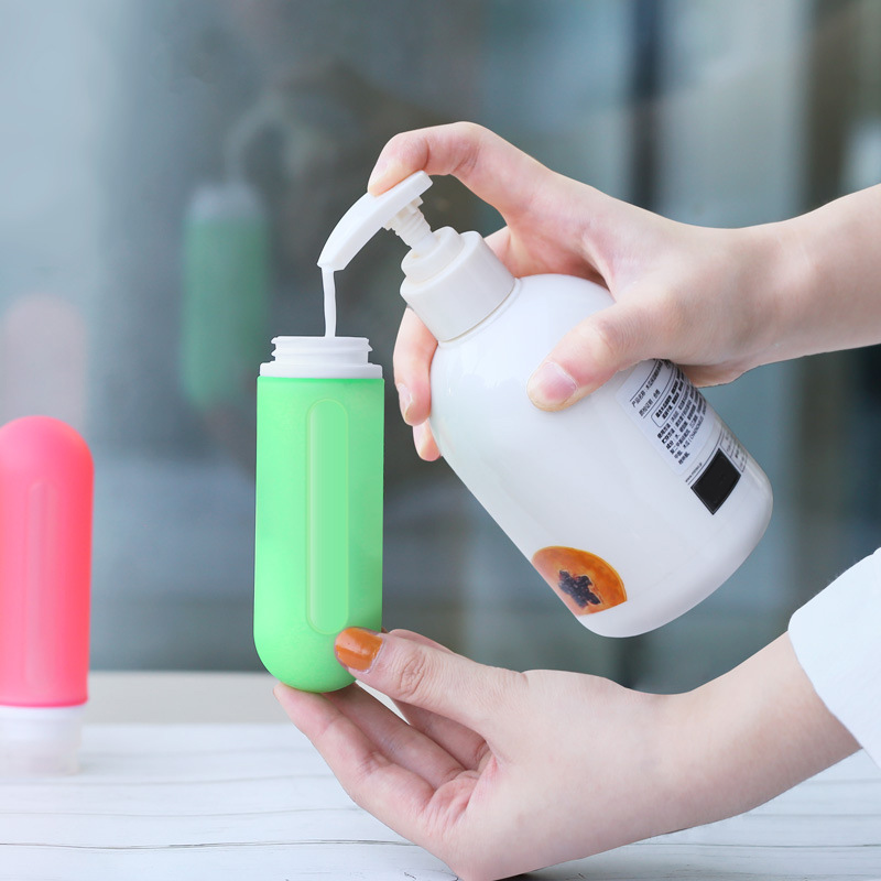 Silica Gel Filling 89ML Gift travel Portable Household Items Elsion Spray Bottles Cosmetics Liquid Storage Bottle Free shipping