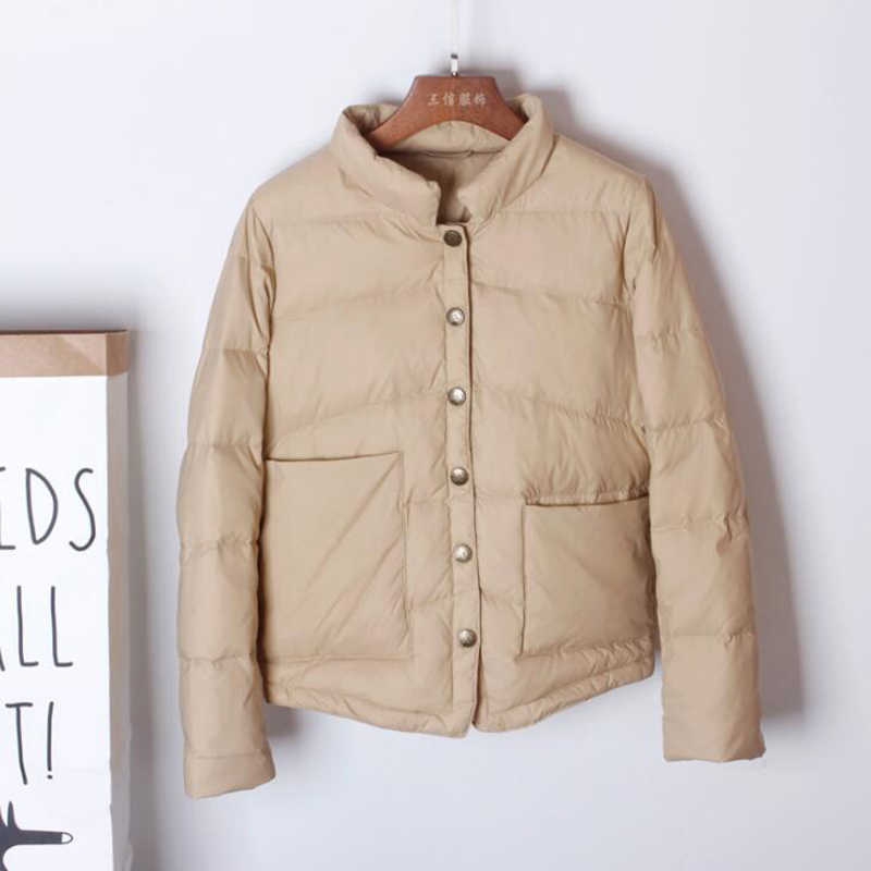 SEDUTMO Winter Ultra Light Duck Down Coat Women Short Oversize Jackets Slim Autumn Puffer Jacket Pocket Parkas ED862 210819