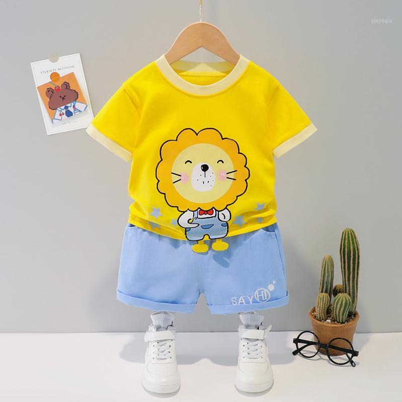 Clothing Sets Summer Baby Boys Girls Clothes Cartoon Lion Printed Tops Shorts Pants Outfits Set Children's, White
Clothing Sets Summer Baby Boys Girls Clothes Cartoon Lion Printed Tops Shorts Pants Outfits Set Children's, White