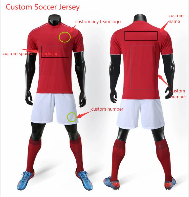 Custom Team Kids+Adult Red Soccer Jersey Uniform Sports Personalized Shirts with Shorts-Printed Design Name and Number 8052-8810-3, Red black
Custom Team Kids+Adult Red Soccer Jersey Uniform Sports Personalized Shirts with Shorts-Printed Design Name and Number 8052-8810-3, Red black