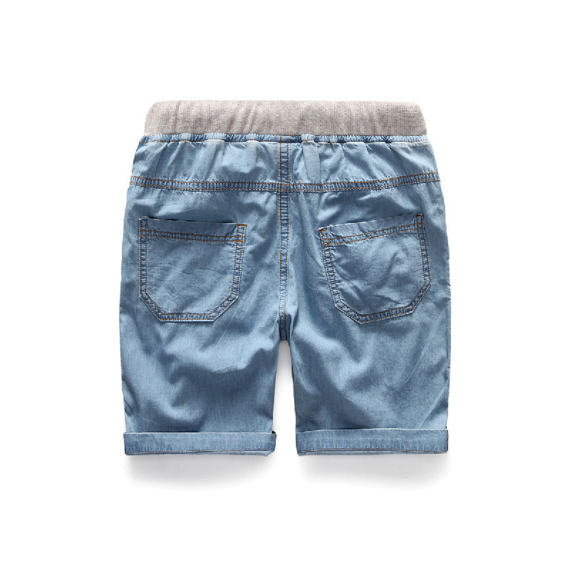 Boys Summer Jeans Shorts Children Cowboy Shorts Cotton Short Pants Casual Baby Boys Trousers 3-12 Years Kids Clothes 210308