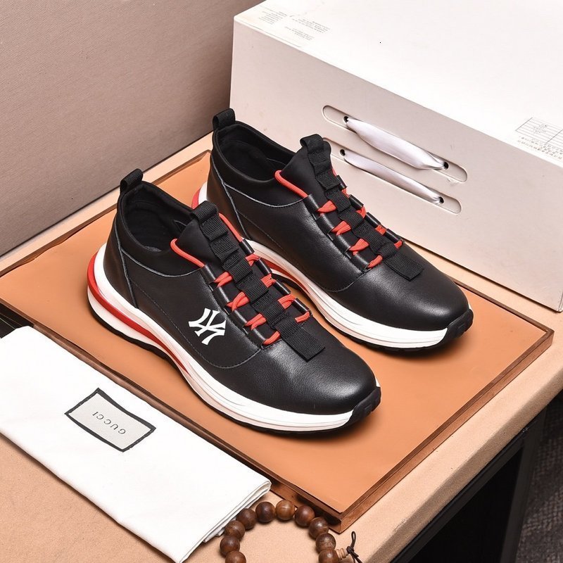 r6li men sneakers loafers boots moccasins buckles lace-ups dress shoes, Black