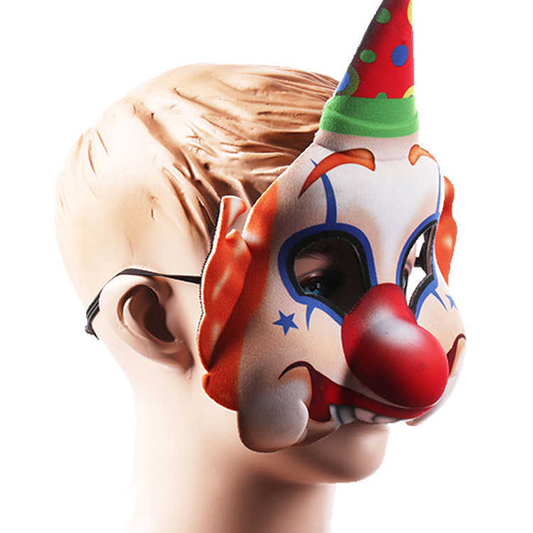 2021 Halloween Scary Clown Face Mask Big Nose Smiling Joker Face Masks Creative Kids Children Costume Cosplay Party Performance Props Decoration Headdress G78IB3W, As show
2021 Halloween Scary Clown Face Mask Big Nose Smiling Joker Face Masks Creative Kids Children Costume Cosplay Party Performance Props Decoration Headdress G78IB3W, As show
