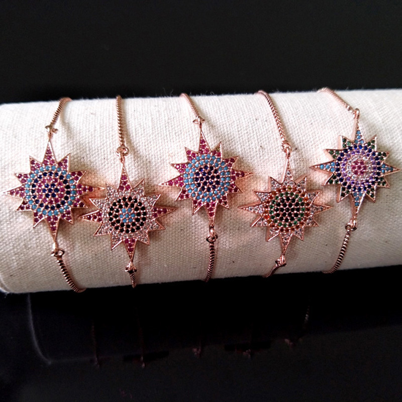 10Pc Turkish Style sunflower Double Bails Connector,Micro pave CZ zircon Charms,adjustable chain bracelet Jewelry for women BG99
10Pc Turkish Style sunflower Double Bails Connector,Micro pave CZ zircon Charms,adjustable chain bracelet Jewelry for women BG99