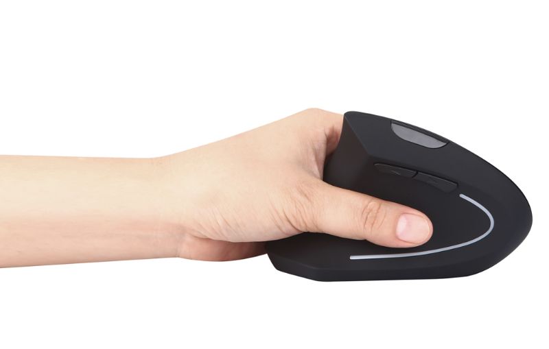 Ergonomic Vertical Mouse Wireless Left Hand Computer Gaming Mice 5D USB Optical Mouse Gamer Mause For Laptop PC Game