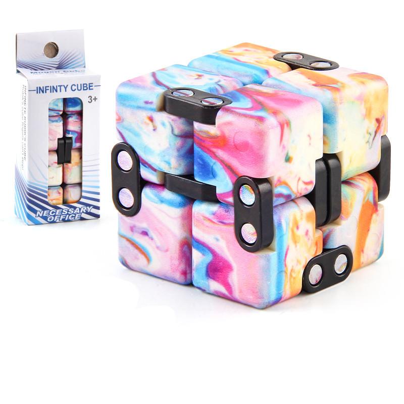 17 Camo Infinity Mini Toys Kids Magic Blocks Adults Finger Anxiety Stress Relief Decompression