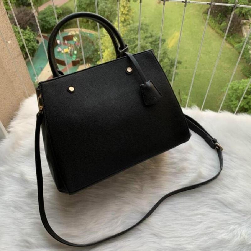 

luxurys designers Fashion Womens Handbags Purses MONTIGNE Bag Women Tote Brand Letter Embossing Genuine Leather Shoulder Bags crossbody bag, Embossed black