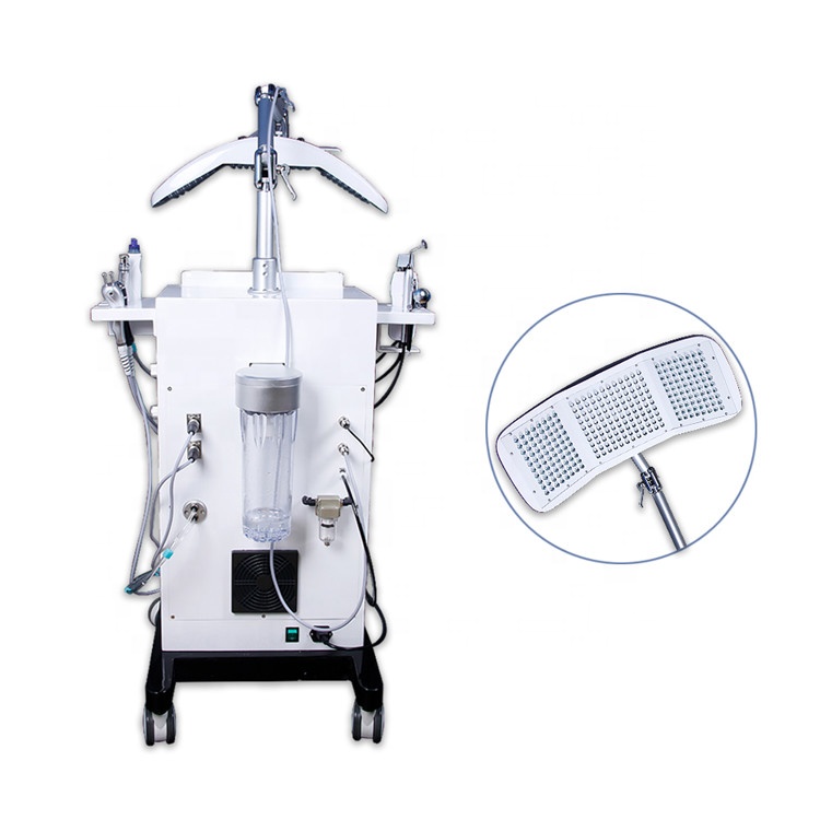 8 In 1 PDT Hydro microdermabrasion Facial Skin care deep cleansing Oxy-spray jetPeel Water Oxygen facial bubble machine