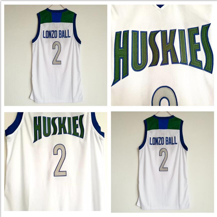 2 Lonzo Ball Chino Hills Huskies Shirts Quality White High School Basketball Jerseys, Black
2 Lonzo Ball Chino Hills Huskies Shirts Quality White High School Basketball Jerseys, Black