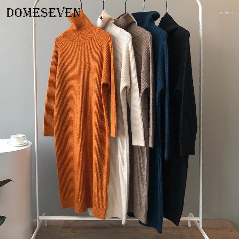 Casual Dresses Oversize Autumn Winter Maxi Sweater Dress Women Long Sleeve 2021 Female Basic Straight Turtleneck Loose Chic, Beige
Casual Dresses Oversize Autumn Winter Maxi Sweater Dress Women Long Sleeve 2021 Female Basic Straight Turtleneck Loose Chic, Beige