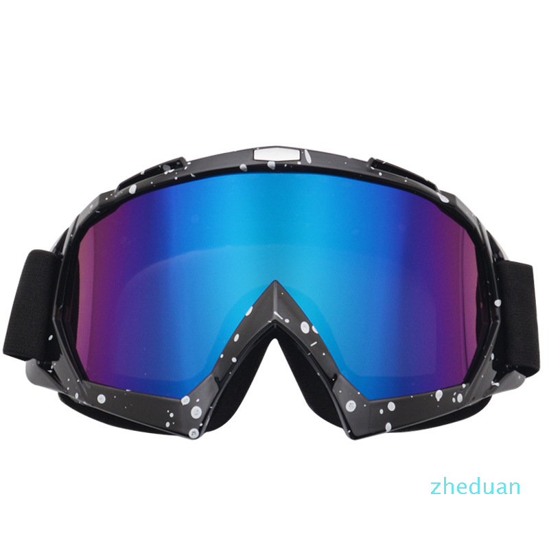 Ski Goggles Winter Motorbike Snow Sports Cross-Country Snowmobile Goggle Sunglasses Anti-Fog UV Men Interchangeable Lens Glasses