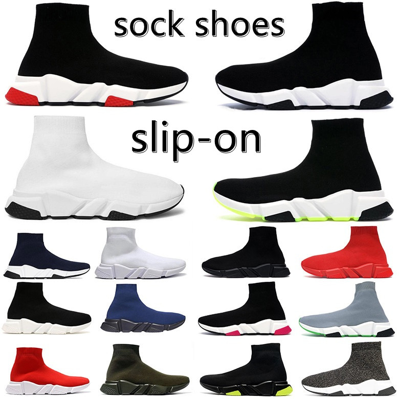 clearsole slip-on speed sock casual Running shoes Triple White Black Red Lurex Knit Metallic Grey Oreo Neon Gray Green men women men trainer sports sneakers 36-45, Color#3
clearsole slip-on speed sock casual Running shoes Triple White Black Red Lurex Knit Metallic Grey Oreo Neon Gray Green men women men trainer sports sneakers 36-45, Color#3