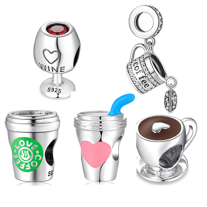 2021 Fashion 925 Sterling Silver Bright Red CZ Wine Cup Fine Beads Fit Original JIUHAO Charm Bracelet Jewelry Making Q0531
2021 Fashion 925 Sterling Silver Bright Red CZ Wine Cup Fine Beads Fit Original JIUHAO Charm Bracelet Jewelry Making Q0531