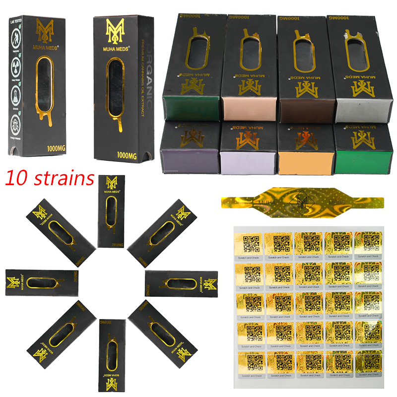 Muha Meds Atomizers Vape Cartridge Packaging 0.8ml Ceramic Coil Thick Oil Glass Tank Epmty Vapes Pens Atomizer 510 Thread
Muha Meds Atomizers Vape Cartridge Packaging 0.8ml Ceramic Coil Thick Oil Glass Tank Epmty Vapes Pens Atomizer 510 Thread
