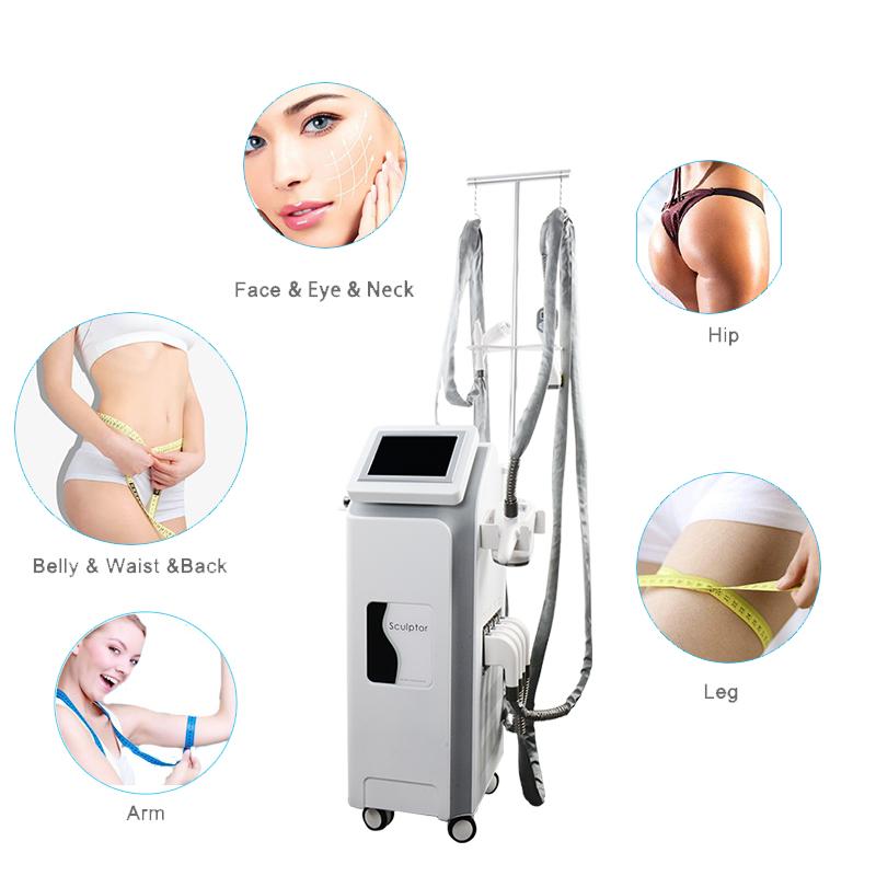 5 IN 1 Roller shape slimming machine professional body contouring Cavitation RF Vacuum Skin Tightening BIO cellulite removal