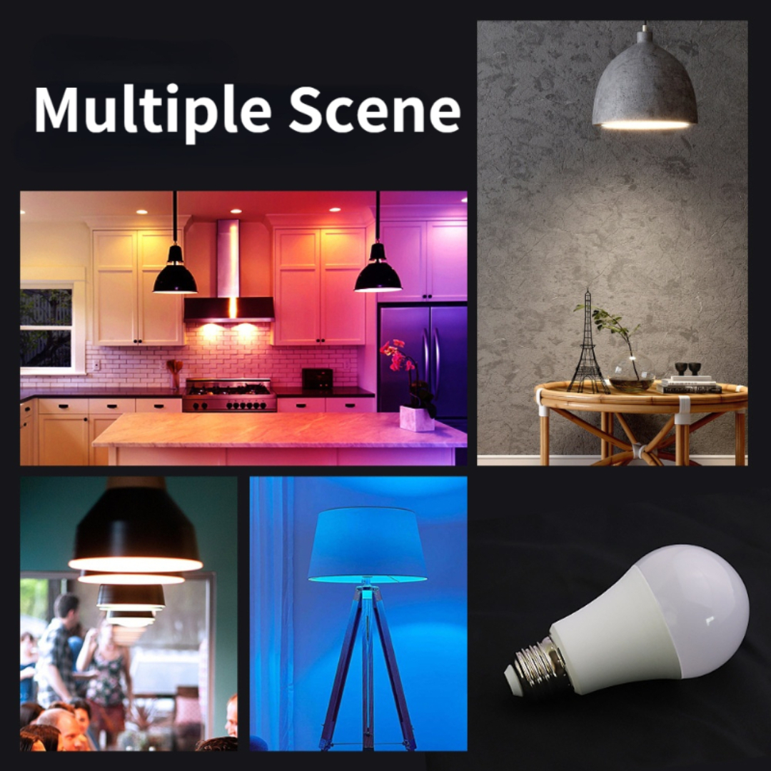 OPPLE RGB Bulbs 3 6 Pcs E26 Wifi 9W RGB Bulbs Bluetooth Lamp America Voltage Smart Home Alexa Voice IOS Android Dimmable Alice Google Siri Light