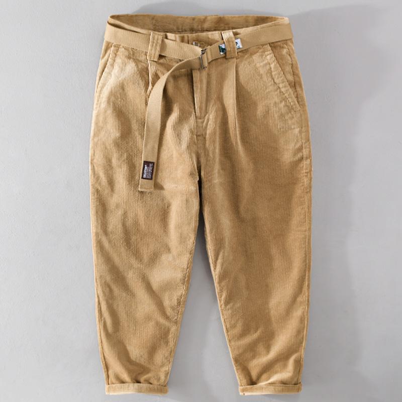 Men's Pants 2022 Spring Autumn Men Pure Cotton Corduroy Solid Color Casual Loose Trousers Mens Vintage Fashion Cargo S44, Black
Men's Pants 2022 Spring Autumn Men Pure Cotton Corduroy Solid Color Casual Loose Trousers Mens Vintage Fashion Cargo S44, Black