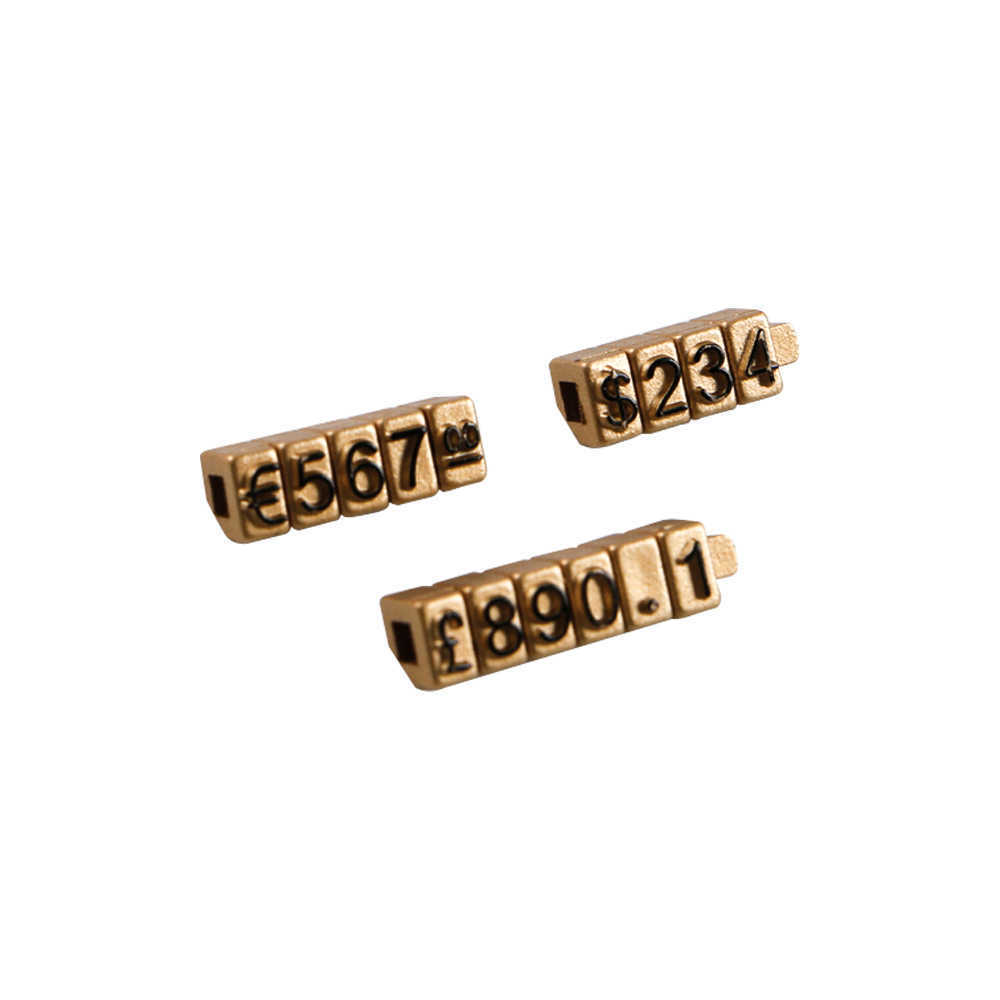 Black Pricing Tag Display Jewellery Tags Price Cube Kit