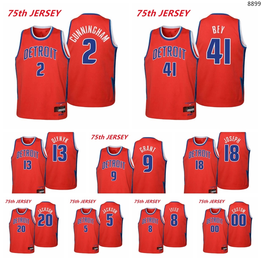 DetroitPistonsMen Cade Cunningham 2 Jerami Grant Saddiq Bey Josh Jackson Kelly Olynyk Trey Lyles Joseph 2021/22 75th Anniversary Red City Basketball Jersey
DetroitPistonsMen Cade Cunningham 2 Jerami Grant Saddiq Bey Josh Jackson Kelly Olynyk Trey Lyles Joseph 2021/22 75th Anniversary Red City Basketball Jersey