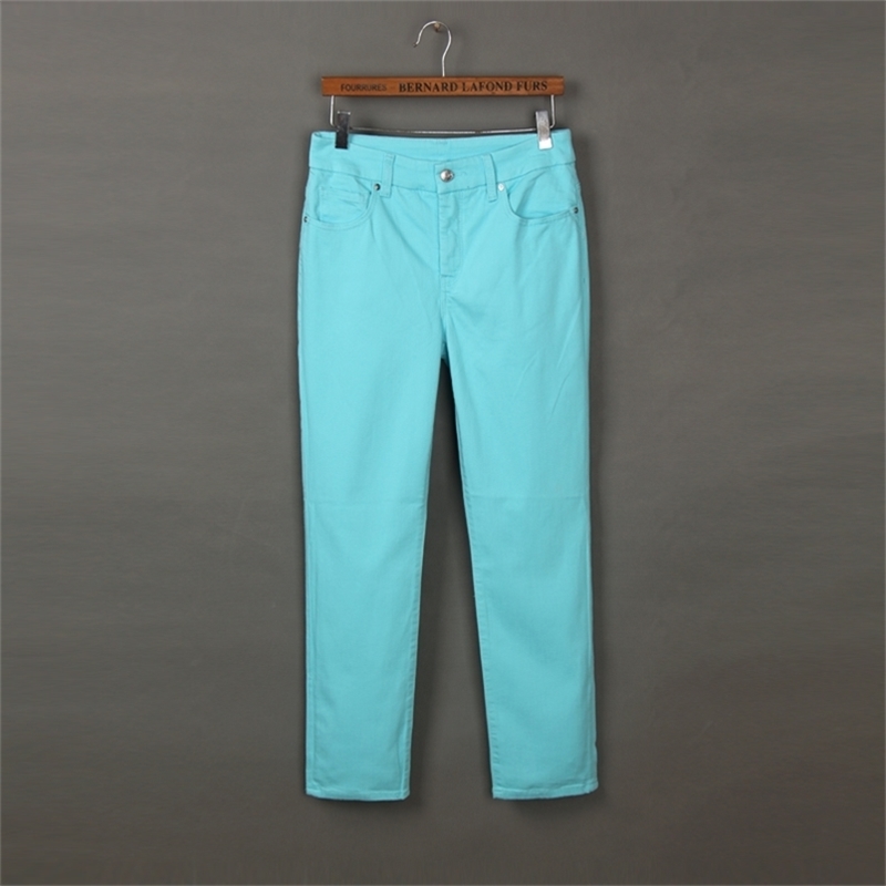 Spring women fashion loose water wash calf length denim pants female trendy candy color plus size high waist casual jeans 210708, Lavender
Spring women fashion loose water wash calf length denim pants female trendy candy color plus size high waist casual jeans 210708, Lavender