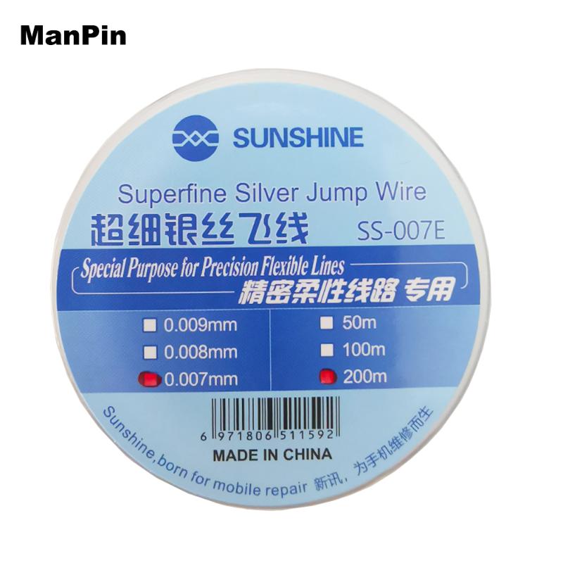 Ultra-fine Silver Wire Line 0.007mm Superfine Silver Jump wire Precision Flexible Circuit Dedicated SS-007E Phone Repair
Ultra-fine Silver Wire Line 0.007mm Superfine Silver Jump wire Precision Flexible Circuit Dedicated SS-007E Phone Repair