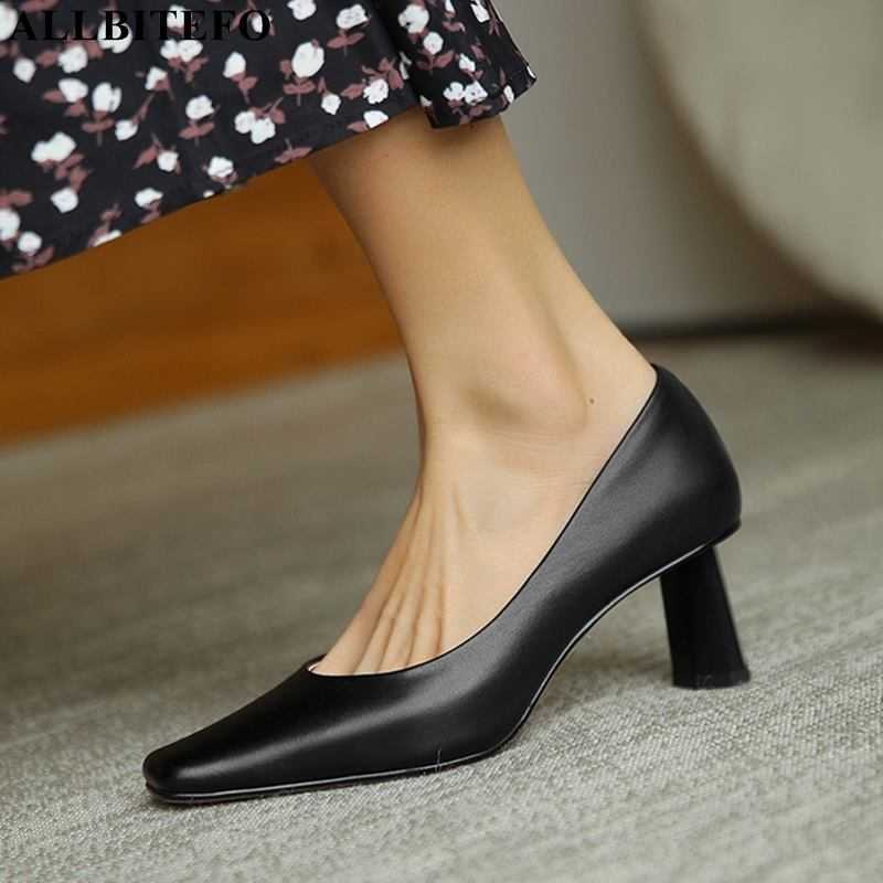 ALLBITEFO full genuine leather sexy high heels office ladies shoes autumn/spring women high heel shoes thick heels women shoes 210611, As picture
ALLBITEFO full genuine leather sexy high heels office ladies shoes autumn/spring women high heel shoes thick heels women shoes 210611, As picture