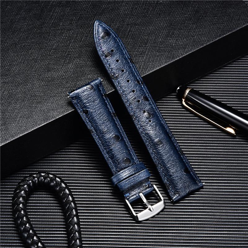 Watch Bands Ostrich Pattern Watchband Genuine Leather Strap For 4 40mm 44mm Bracelet Galaxy Classic 42mm 46mm
Watch Bands Ostrich Pattern Watchband Genuine Leather Strap For 4 40mm 44mm Bracelet Galaxy Classic 42mm 46mm