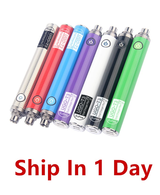 Min.99pcs UGO T3 510 Thread-Battery Variable Voltage Vape Pen Preheat Battery For Thick Oil Vape-Cartridges
Min.99pcs UGO T3 510 Thread-Battery Variable Voltage Vape Pen Preheat Battery For Thick Oil Vape-Cartridges