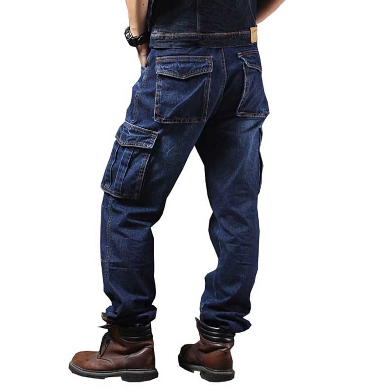 2021 New Big Pocket Denim Jeans Cotton Load Pants From Casual Style Single Baggy Plus Size Men's Clothes 2923, Black
2021 New Big Pocket Denim Jeans Cotton Load Pants From Casual Style Single Baggy Plus Size Men's Clothes 2923, Black