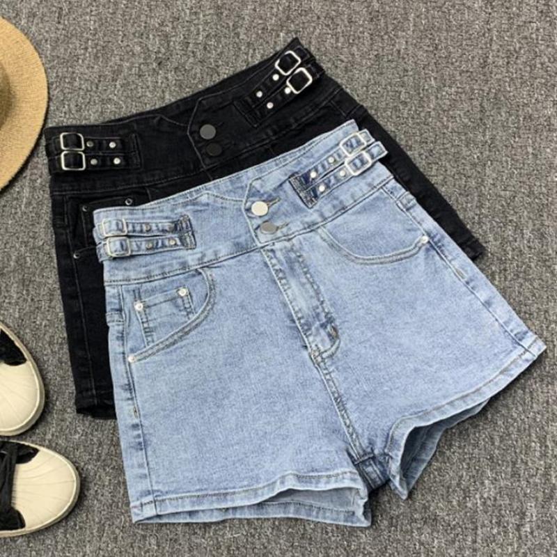 Women' Shorts 2021 Summer Fashion Metal Chain Denim Women High Waist Wide Leg Jeans, Black
Women' Shorts 2021 Summer Fashion Metal Chain Denim Women High Waist Wide Leg Jeans, Black