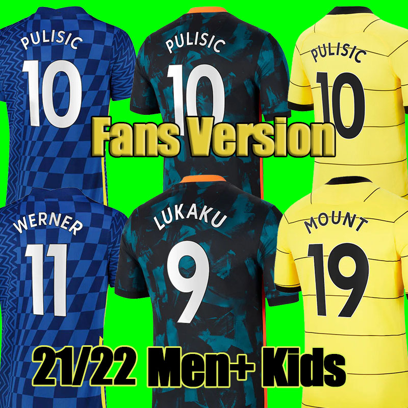 #9 LUKAKU #10 PULISIC #7 KANTE Home Blue Soccer Jerseys 21/22 #11 WERNER #19 MOUNT Away Yellow Soccer Shirts 2021/2022 Customized #29 HAVERTZ 3rd Football Uniforms, Away +epl patch
#9 LUKAKU #10 PULISIC #7 KANTE Home Blue Soccer Jerseys 21/22 #11 WERNER #19 MOUNT Away Yellow Soccer Shirts 2021/2022 Customized #29 HAVERTZ 3rd Football Uniforms, Away +epl patch