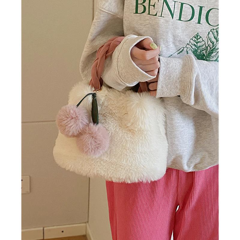 Waist Bags Girl Cherry Plush Bag 2021 Winter Fashion Portable Bucket Versatile Chain Messenger, Black
Waist Bags Girl Cherry Plush Bag 2021 Winter Fashion Portable Bucket Versatile Chain Messenger, Black