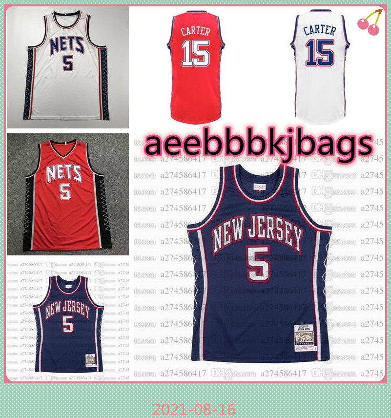 Men women youth basketball Jerseys 5 Jason Kidd 15 Carter 2006-07 white blue red Hardwoods Classics retro Jersey
Men women youth basketball Jerseys 5 Jason Kidd 15 Carter 2006-07 white blue red Hardwoods Classics retro Jersey