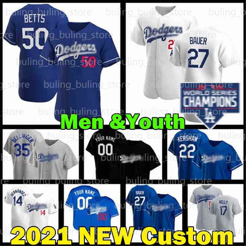 2020 2021 New Custom Men's Youth Blue Grey White Home 50 Mookie Betts 27 Trevor Bauer 22 Clayton Kershaw Kenley Jansen Baseball Jerseys, 2020 men custom cool base(daoqi)+patch
2020 2021 New Custom Men's Youth Blue Grey White Home 50 Mookie Betts 27 Trevor Bauer 22 Clayton Kershaw Kenley Jansen Baseball Jerseys, 2020 men custom cool base(daoqi)+patch