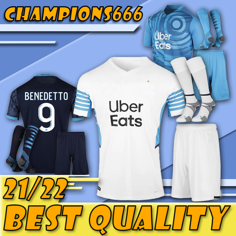 20 21 22 Olympique De Marseille soccer jerseys 2122 OM maillot foot CUISANCE BENEDETTO KAMARA football shirt suit+socks THAUVIN PAYET, Purple
20 21 22 Olympique De Marseille soccer jerseys 2122 OM maillot foot CUISANCE BENEDETTO KAMARA football shirt suit+socks THAUVIN PAYET, Purple